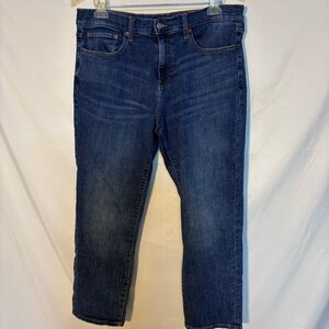 Lucky Brand 221 Straight Jeans 36x30 Dark Wash Stretch